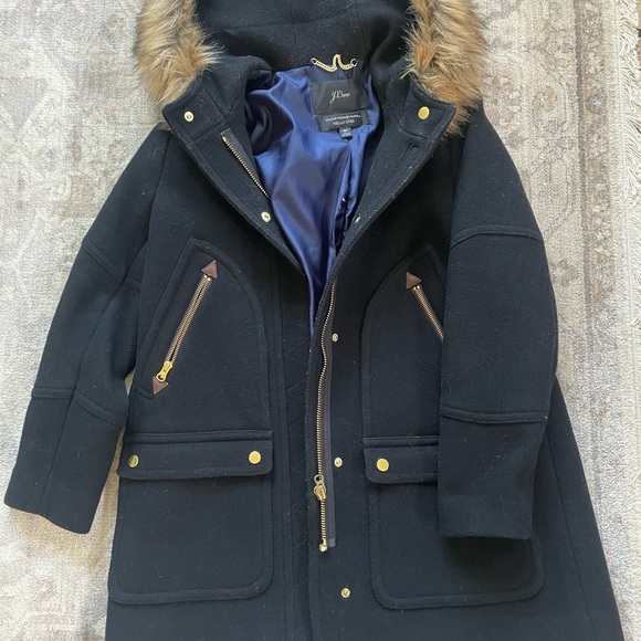J Crew Stadium Wool Parka 6p - Picture 3 of 4